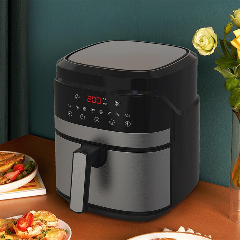 5.5Lタッチパネルデジタル温度タイマーコントロールエアフライヤーYYZG-550AS